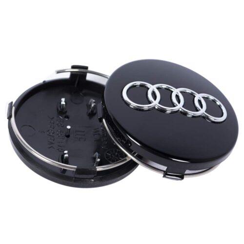 Tapacubos audi 60 mm negras